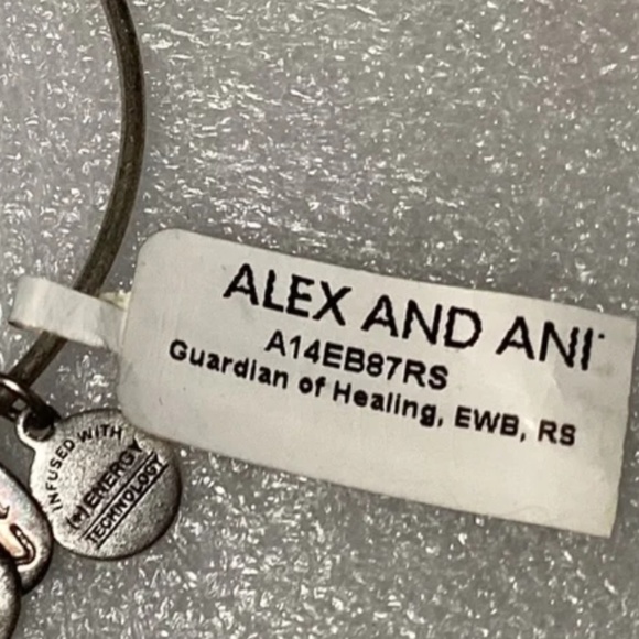 Alex And Ani Expandable Wire Bangle New With Tag Guardian of Healing, Renew Me - Picture 6 of 16